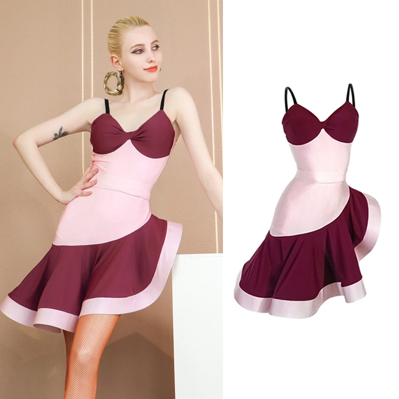 Latin Dance Dress Adult Female Samba Dancing Performance Costume ChaCha Practice Wear Summer Rumba Salsa Dancewear VDB5722
Latin Dance Dress Adult Female Samba Dancing Performance Costume ChaCha Practice Wear Summer Rumba Salsa Dancewear VDB5722