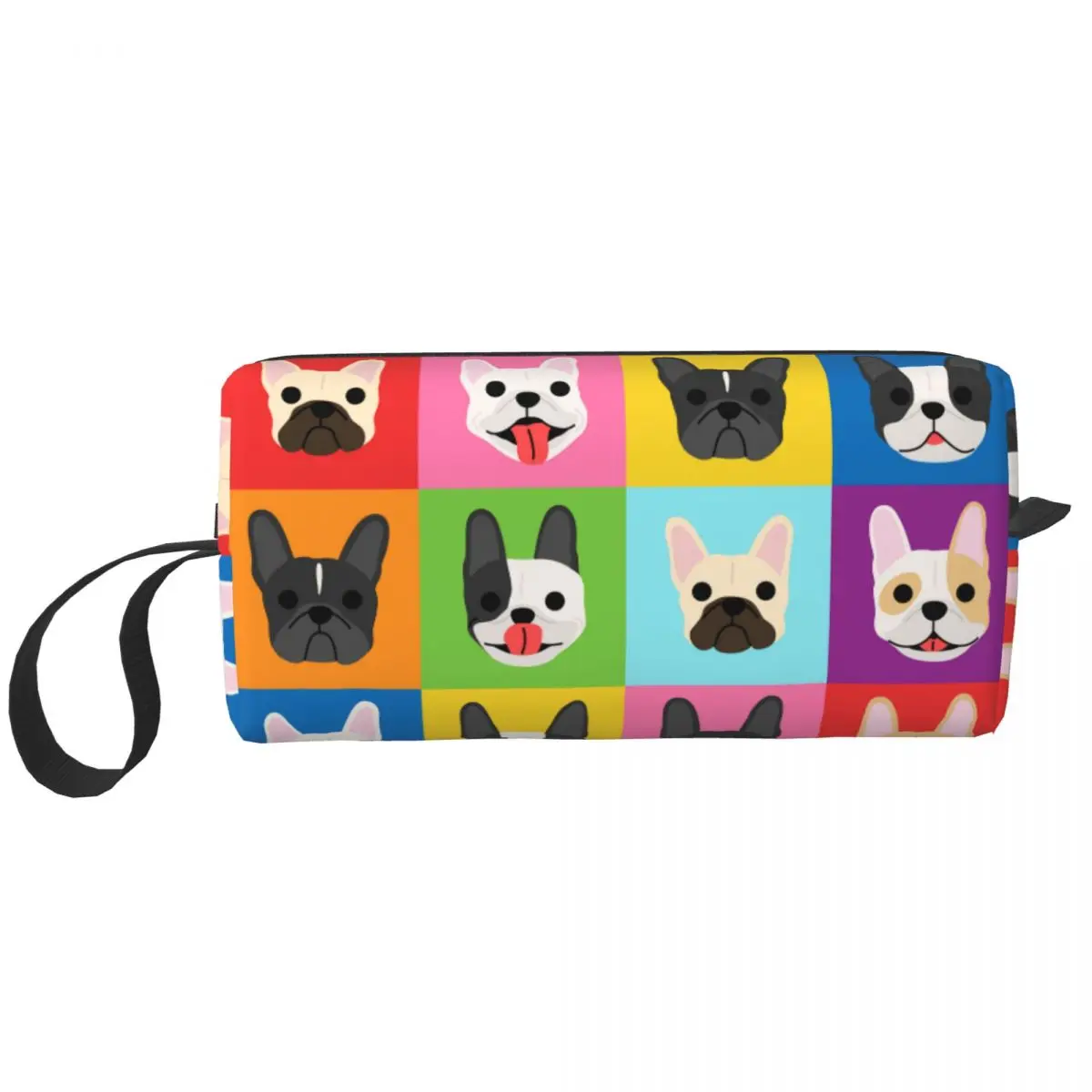 Дорожная косметичка в стиле поп-арт с французским бульдогом, косметичка, органайзер для косметики для женщин, коробка для хранения косметики
Дорожная косметичка в стиле поп-арт с французским бульдогом, косметичка, органайзер для косметики для женщин, коробка для хранения косметики