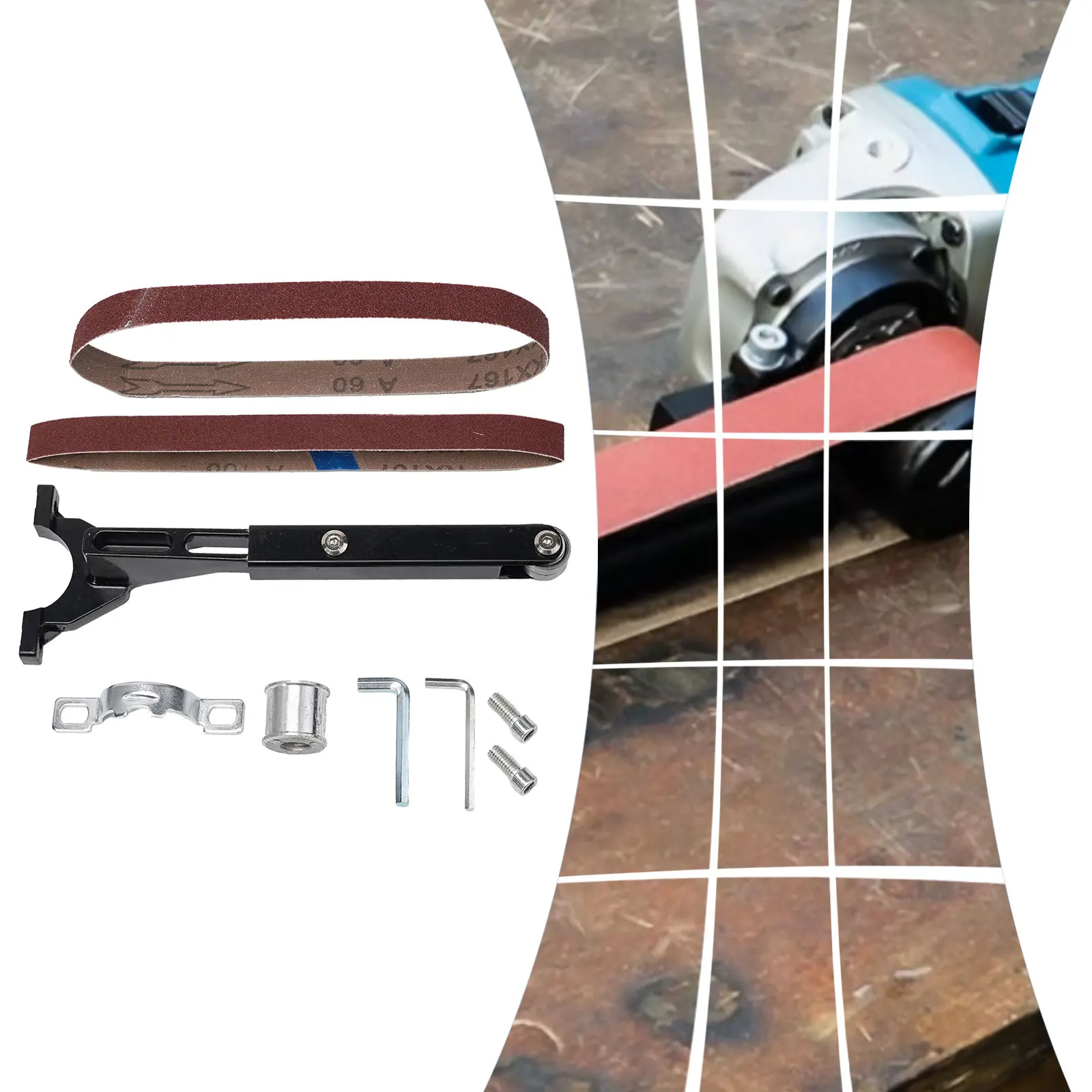 1set Angle Grinder Modified Sand Belt With Wrench For Model 100 Grinder Sand Belt Machine Grinder Power Tool Accessories
1set Angle Grinder Modified Sand Belt With Wrench For Model 100 Grinder Sand Belt Machine Grinder Power Tool Accessories
