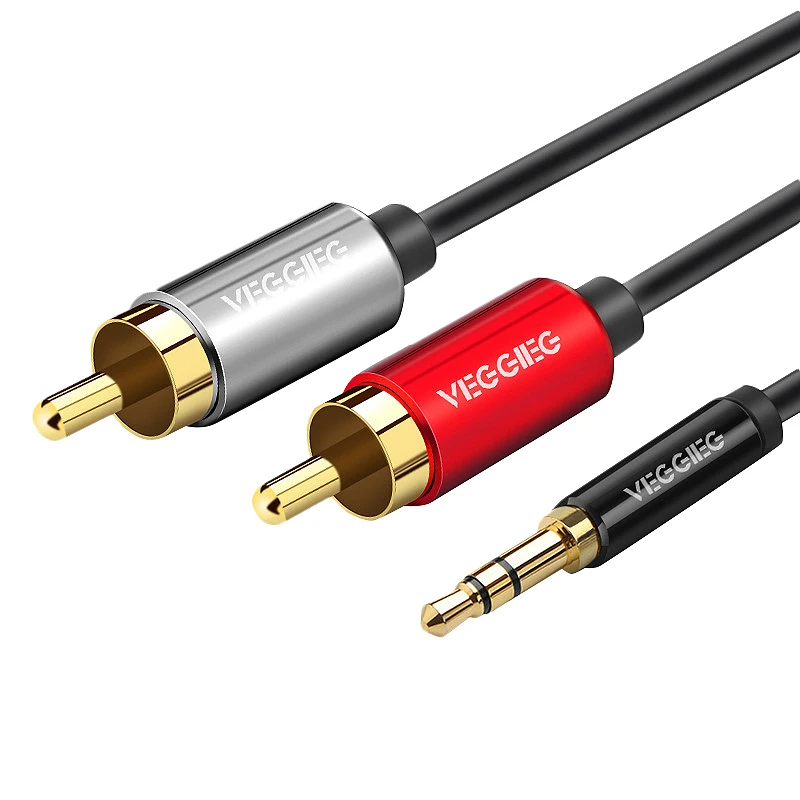 VEGGIEG RCA Cable 2RCA to 3.5 Audio Cable 3.5Mm Jack Rca Aux Cable for Phone Edifer Home Theater DVD 2RCA Audio Cable (2M)
VEGGIEG RCA Cable 2RCA to 3.5 Audio Cable 3.5Mm Jack Rca Aux Cable for Phone Edifer Home Theater DVD 2RCA Audio Cable (2M)