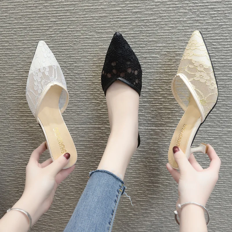 2023 Summer New Women's Shoes Fashionable Petal Design Round Toe Thin High Heel Slippers Shoes for Women Zapatos De Mujer
2023 Summer New Women's Shoes Fashionable Petal Design Round Toe Thin High Heel Slippers Shoes for Women Zapatos De Mujer