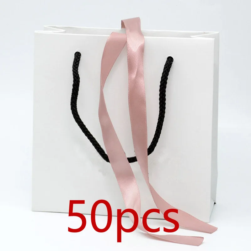50 Pieces Original Fashion Outer Packaging Ribbon Paper Bag Handbag Jewelry Gifts For Bead Charm Bracelet Necklace Ring Earring
50 Pieces Original Fashion Outer Packaging Ribbon Paper Bag Handbag Jewelry Gifts For Bead Charm Bracelet Necklace Ring Earring