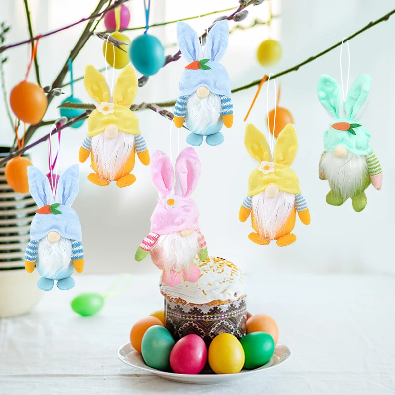 1pc Cute Easter Faceless Gnome Rabbit Doll Party Favors Kids Gift Toys Handmade Home Decoration Spring Hanging Bunny Ornaments
1pc Cute Easter Faceless Gnome Rabbit Doll Party Favors Kids Gift Toys Handmade Home Decoration Spring Hanging Bunny Ornaments