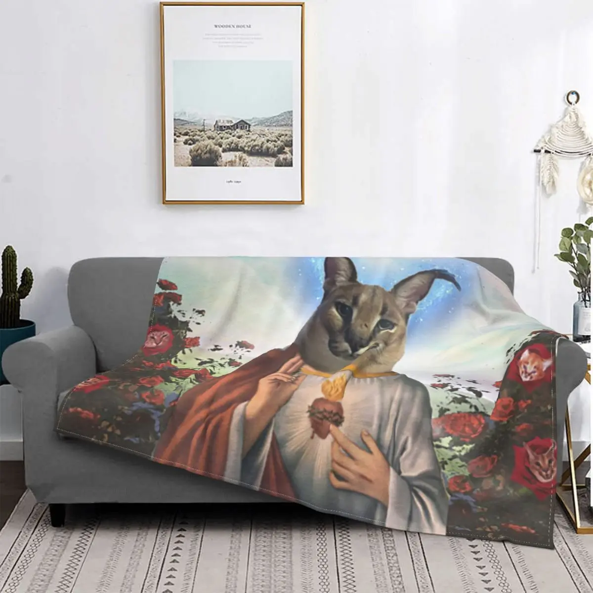 Big Floppa Animal Cat Blankets Fleece Spring Autumn Multifunction Lightweight Thin Throw Blanket for Home Car Rug Piece
Big Floppa Animal Cat Blankets Fleece Spring Autumn Multifunction Lightweight Thin Throw Blanket for Home Car Rug Piece
