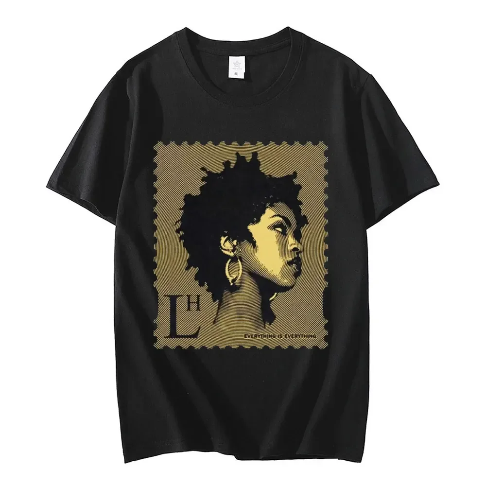 

Rapper Lauryn Hill Music Album Graphic T-Shirt Men's Women's Vintage Casual Short Sleeve T Shirt Fashion Hip Hop Rock Streetwear