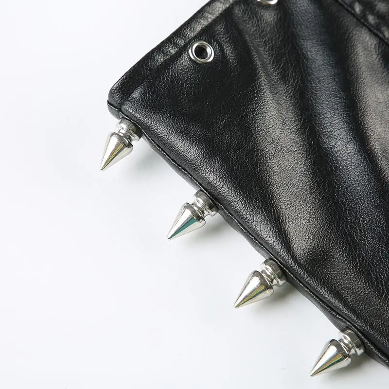 Punk Rock Leather Mini Skirt Women Y2K Studded Low Waist Bodycon Pencil Skirt Edgy Biker Chic Vintage American Retro Hot Sale 56 Sb3d783957b0649ba97b3126a9834e51cj