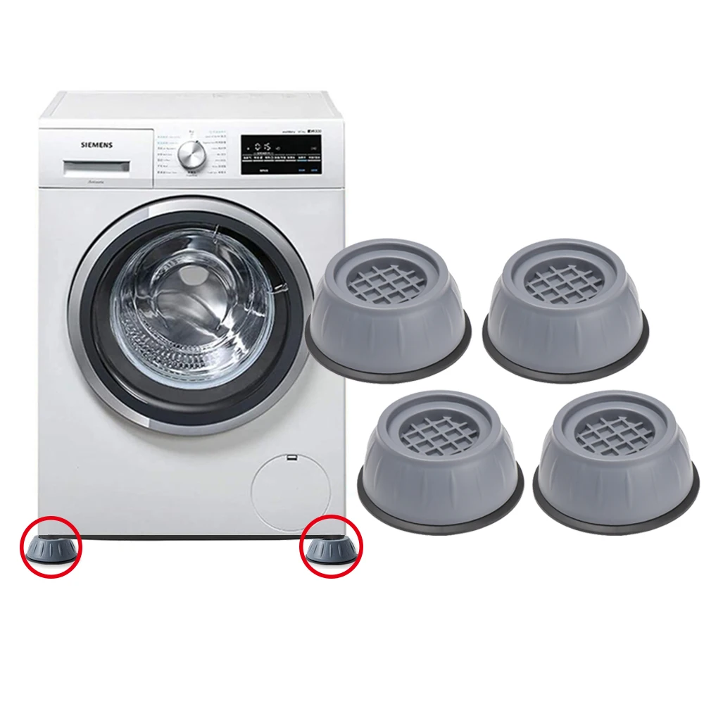 

4pcs Foot Pedestals Anti-Skid Noise Anti Vibration Base Washing Machine Furniture Stabilizer Washer Feet Pads Dryer Support