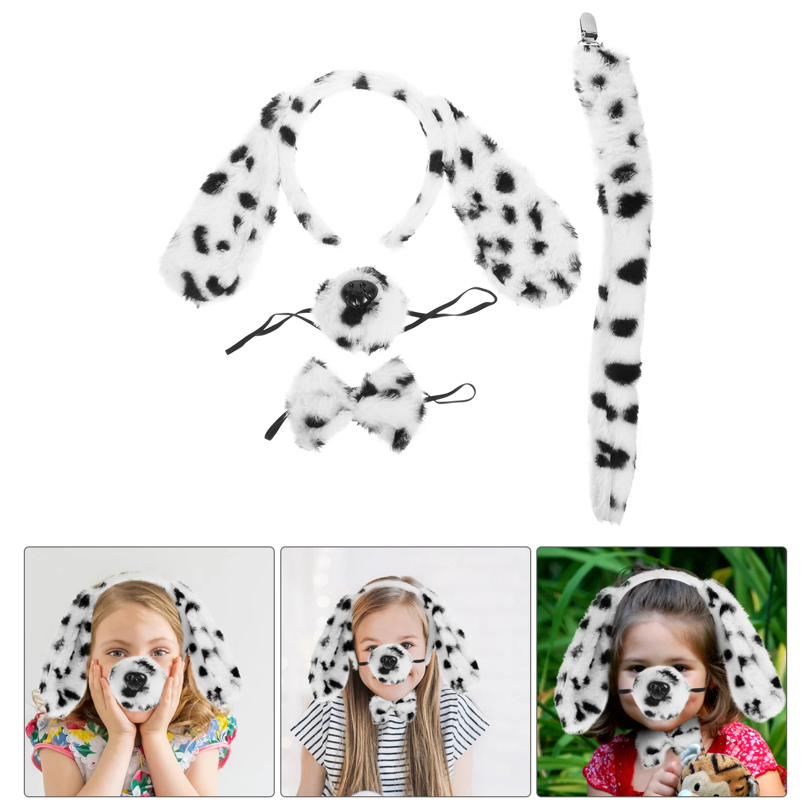 1 Set Pet Dog Costume Kit Party Hairband Bowtie Fake Nose Tail Prop Costume Props
1 Set Pet Dog Costume Kit Party Hairband Bowtie Fake Nose Tail Prop Costume Props