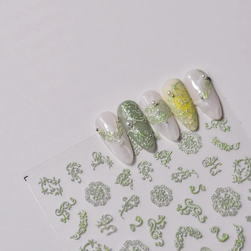 Tomoni Embossed Nail Stickers Popular Retro Nail Sticker Factory Wholesale Japanese Style Jade Pattern 3348
Tomoni Embossed Nail Stickers Popular Retro Nail Sticker Factory Wholesale Japanese Style Jade Pattern 3348