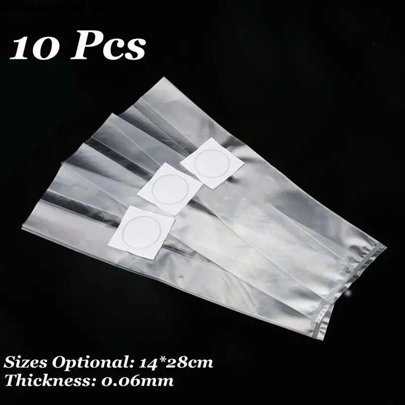 New 10Pcs Mushroom Strain Growing Bag Edible Fungus Cultivation Bag Horticultural Planting Bag PVC Bacteria Breathable Bag
New 10Pcs Mushroom Strain Growing Bag Edible Fungus Cultivation Bag Horticultural Planting Bag PVC Bacteria Breathable Bag