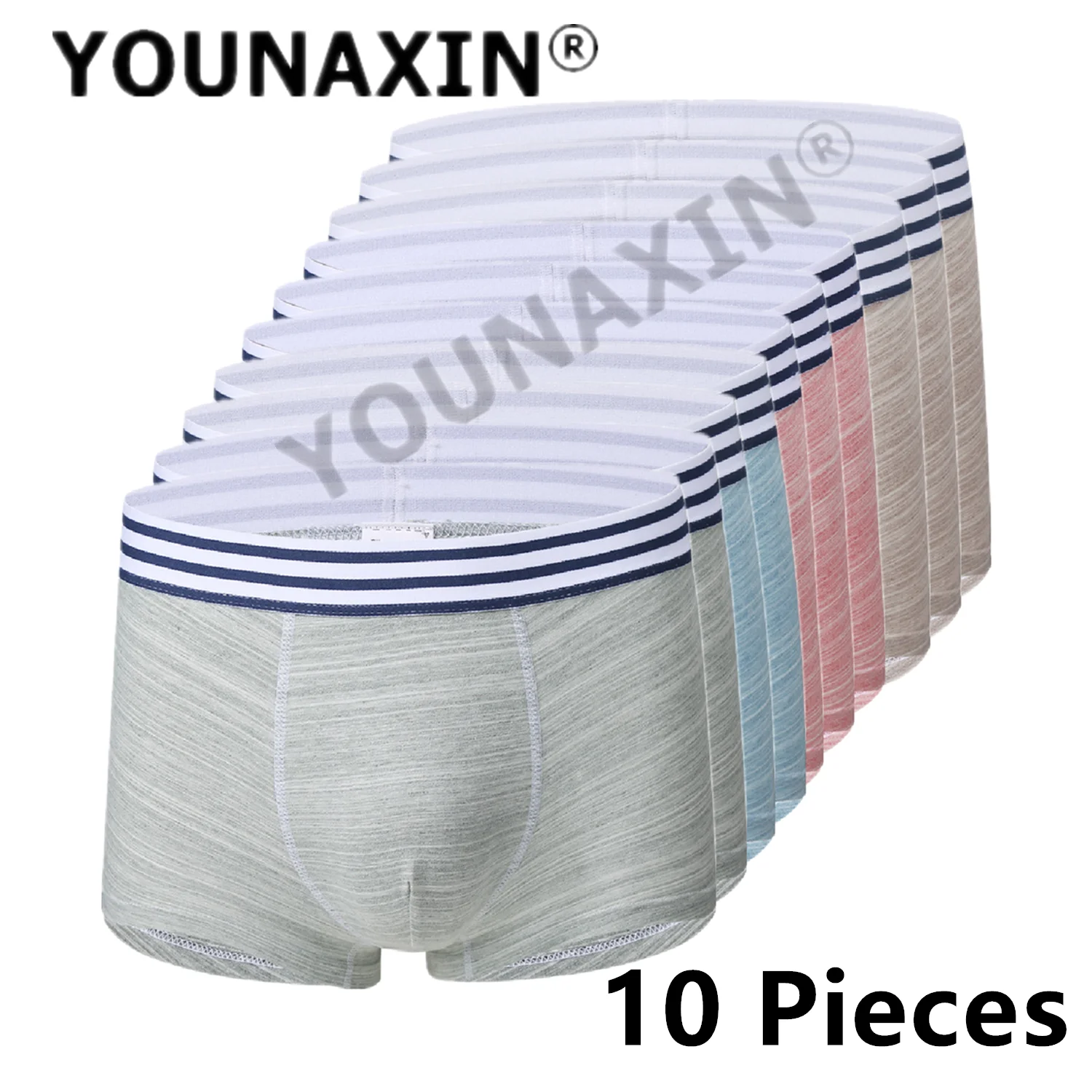 YOUNAXIN 10 Pieces Cotton Boxers Briefs for Men Panties Boys Undies Underwear Breathable Underpants Trunks
YOUNAXIN 10 Pieces Cotton Boxers Briefs for Men Panties Boys Undies Underwear Breathable Underpants Trunks