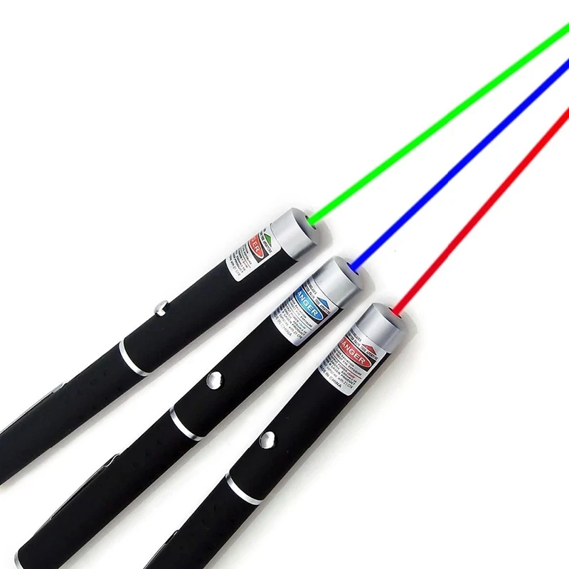 

High-quality Laser Pointer Red Green Purple Three-color Laser Pointer Projection Teaching Demonstration Pen Hunting Optics