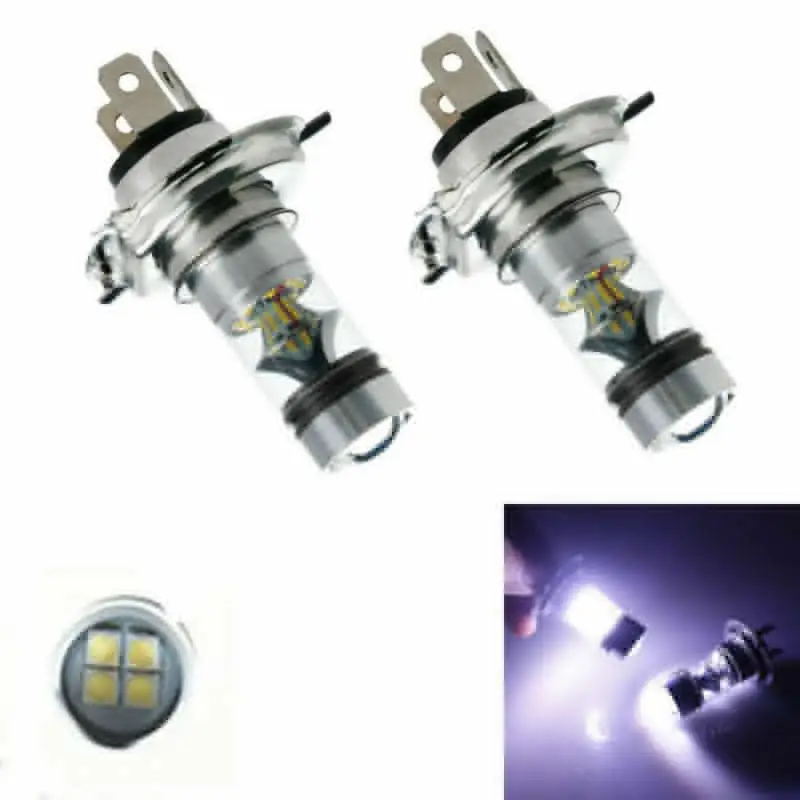 2*Car H4 8000K High/Low Beam 20-LED Fog Light Driving Bulb White Lamp Used To Replace Signal/ Turn/ Brake/ Parking Lights
2*Car H4 8000K High/Low Beam 20-LED Fog Light Driving Bulb White Lamp Used To Replace Signal/ Turn/ Brake/ Parking Lights