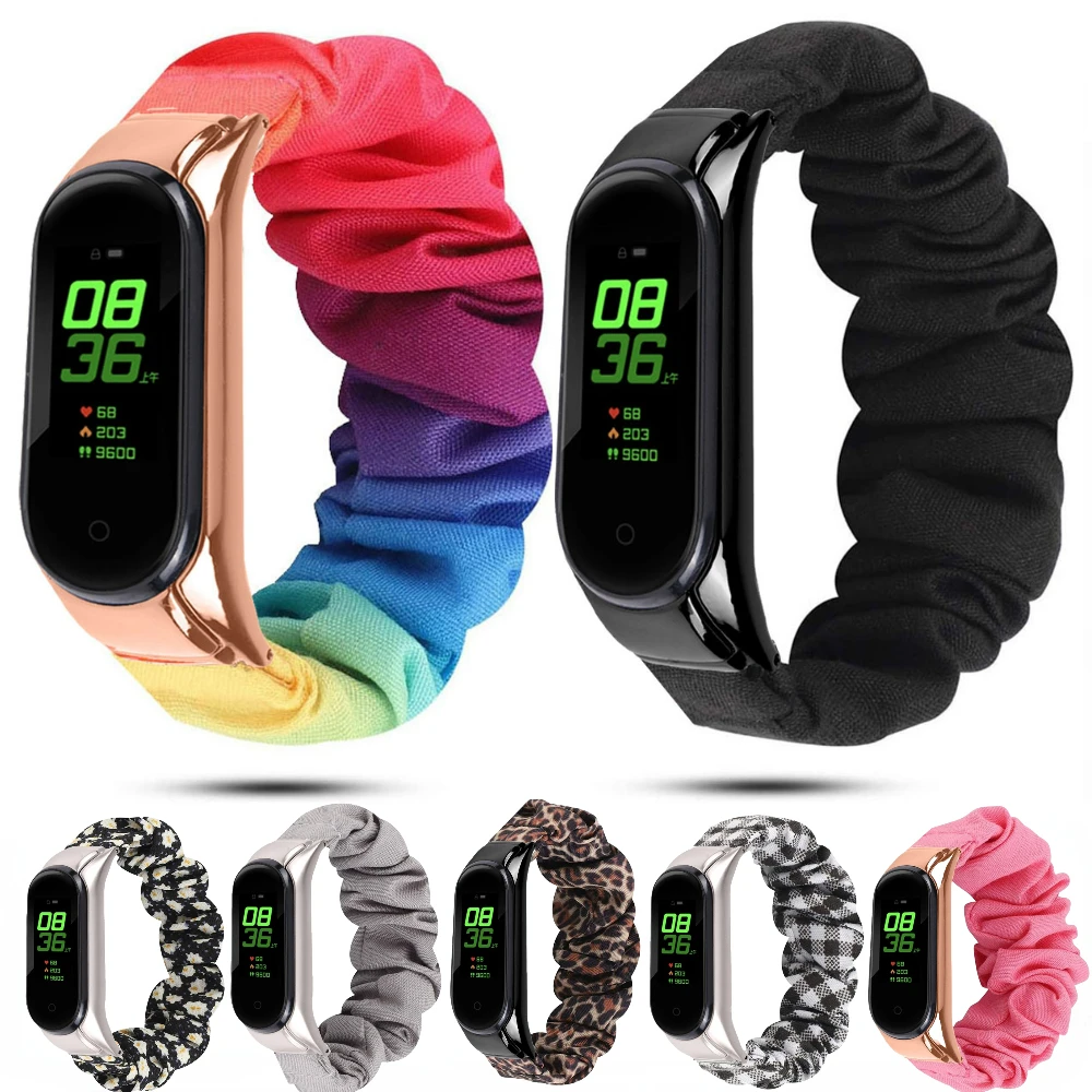 Scrunchie Strap for Xiaomi Mi Band 6 5 4 3 Strap Nylon Bracelet Elastic Wrsitband for Mi Band 6 5 Mi Band 5 4 3 Accessories Belt
Scrunchie Strap for Xiaomi Mi Band 6 5 4 3 Strap Nylon Bracelet Elastic Wrsitband for Mi Band 6 5 Mi Band 5 4 3 Accessories Belt