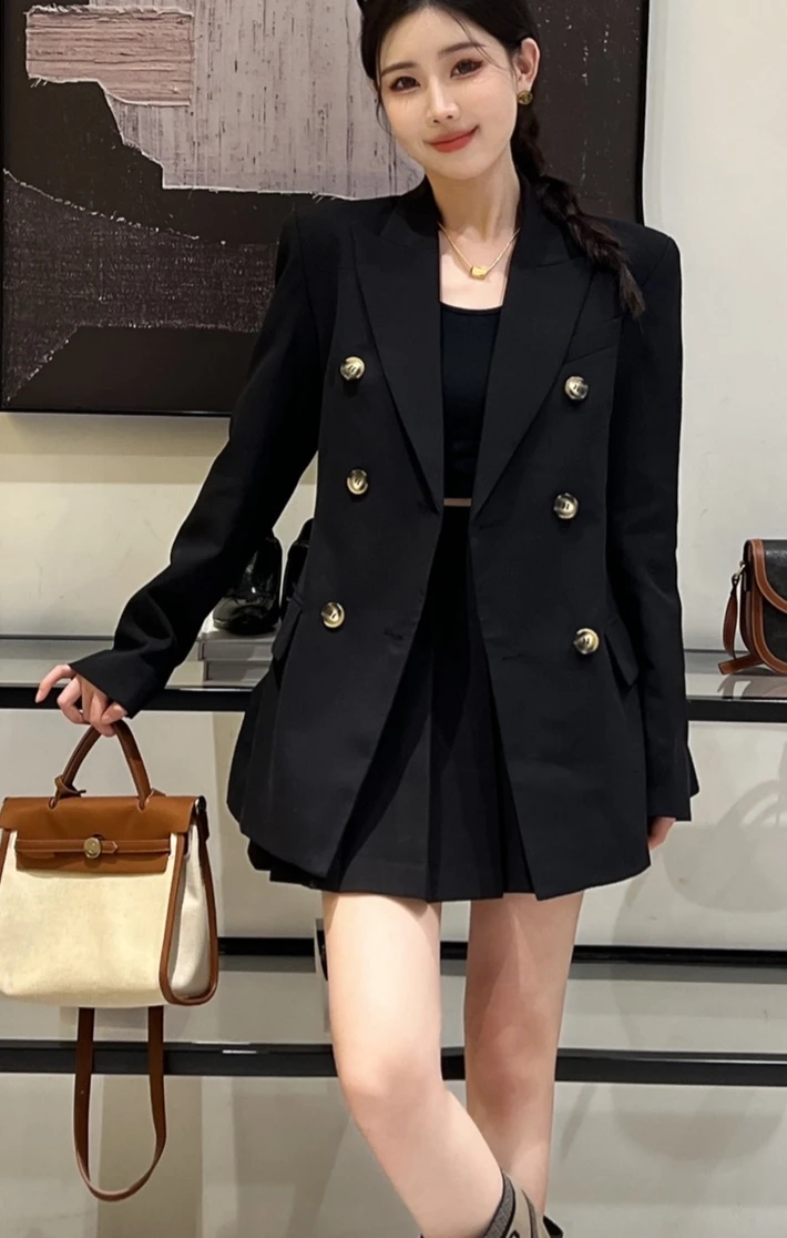161589 Fashion Classic Trendy Luxury Designer Autumn/Winter New Double Breasted Suit Coat Female M3
161589 Fashion Classic Trendy Luxury Designer Autumn/Winter New Double Breasted Suit Coat Female M3