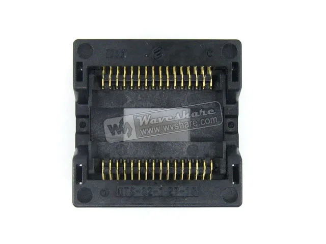 SOP32 SO32 SOIC32 Φ Enplas IC Test Burn-In Socket программируемый адаптер 11,25 мм ширина 1,27 мм шаг
SOP32 SO32 SOIC32 Φ Enplas IC Test Burn-In Socket программируемый адаптер 11,25 мм ширина 1,27 мм шаг