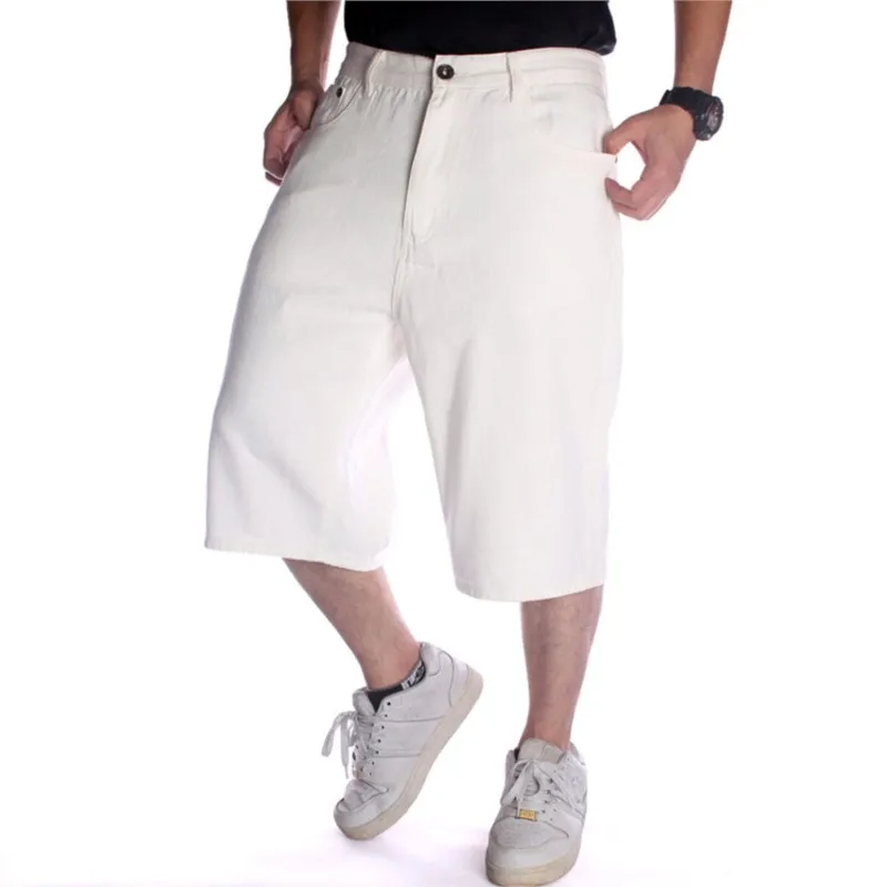 Summer White Mens Board Shorts Hip Hop Loose Harem Denim Jeans Boardshorts Fashion Skateboard Baggy Shorts Plus Size 30-46
Summer White Mens Board Shorts Hip Hop Loose Harem Denim Jeans Boardshorts Fashion Skateboard Baggy Shorts Plus Size 30-46