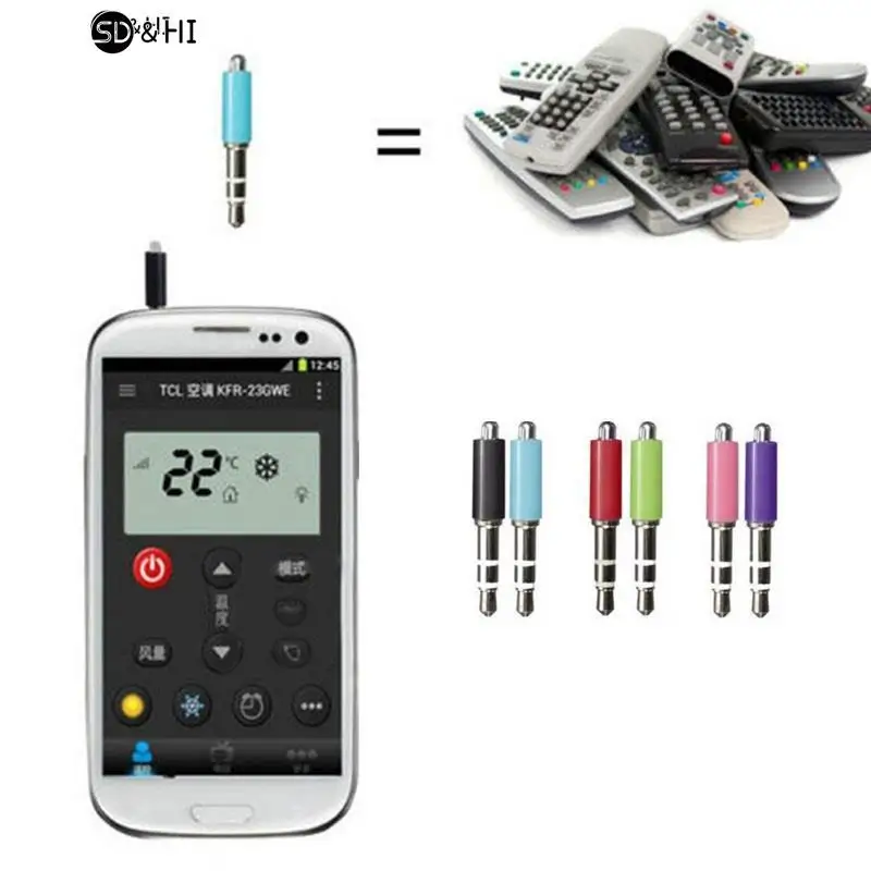 1pc 3.5mm Jack Infrared Remote Control for Mobile Phone Smart IR Remote Control Plug For ios iPhone for samsung
1pc 3.5mm Jack Infrared Remote Control for Mobile Phone Smart IR Remote Control Plug For ios iPhone for samsung