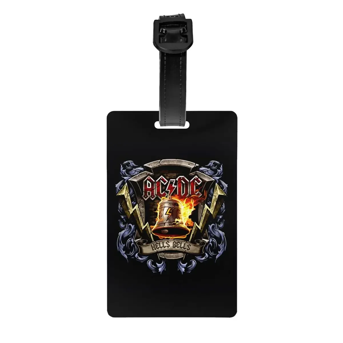 Пользовательский Ретро Рок Hells Bells AC DC бирка для багажа с именной карточкой Личная Обложка идентификационная этикетка для дорожного чемодана
Пользовательский Ретро Рок Hells Bells AC DC бирка для багажа с именной карточкой Личная Обложка идентификационная этикетка для дорожного чемодана
