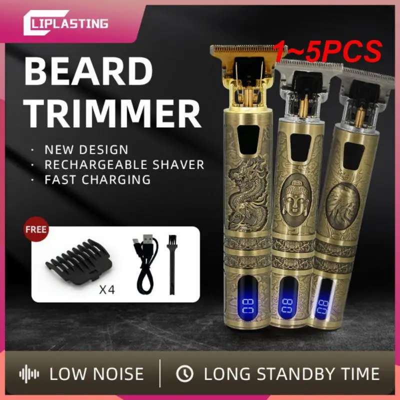 1~5PCS Hot Sale Hair Cutting Machine Hair Clippers Rechargeable Beard Shaver Professional Electric Hair Trimmer for Men Barber
1~5PCS Hot Sale Hair Cutting Machine Hair Clippers Rechargeable Beard Shaver Professional Electric Hair Trimmer for Men Barber