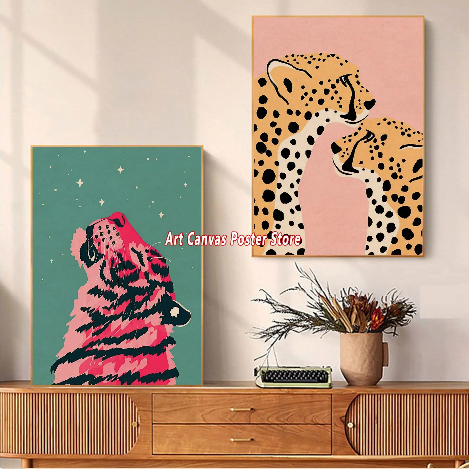 Abstract Tiger Leopard Girl Power Rainbow Poster Retro Canvas Painting and Prints Art Wall Pictures for Room Bar Cafe Home Decor
Abstract Tiger Leopard Girl Power Rainbow Poster Retro Canvas Painting and Prints Art Wall Pictures for Room Bar Cafe Home Decor