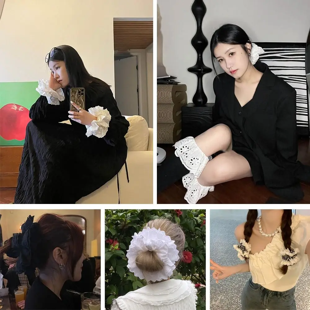 Hair Tie Hair Accessories Cotton Women Girls Elastic Hair Bands Temperament hair rope Ponytail Holders Lace Hairband
Hair Tie Hair Accessories Cotton Women Girls Elastic Hair Bands Temperament hair rope Ponytail Holders Lace Hairband