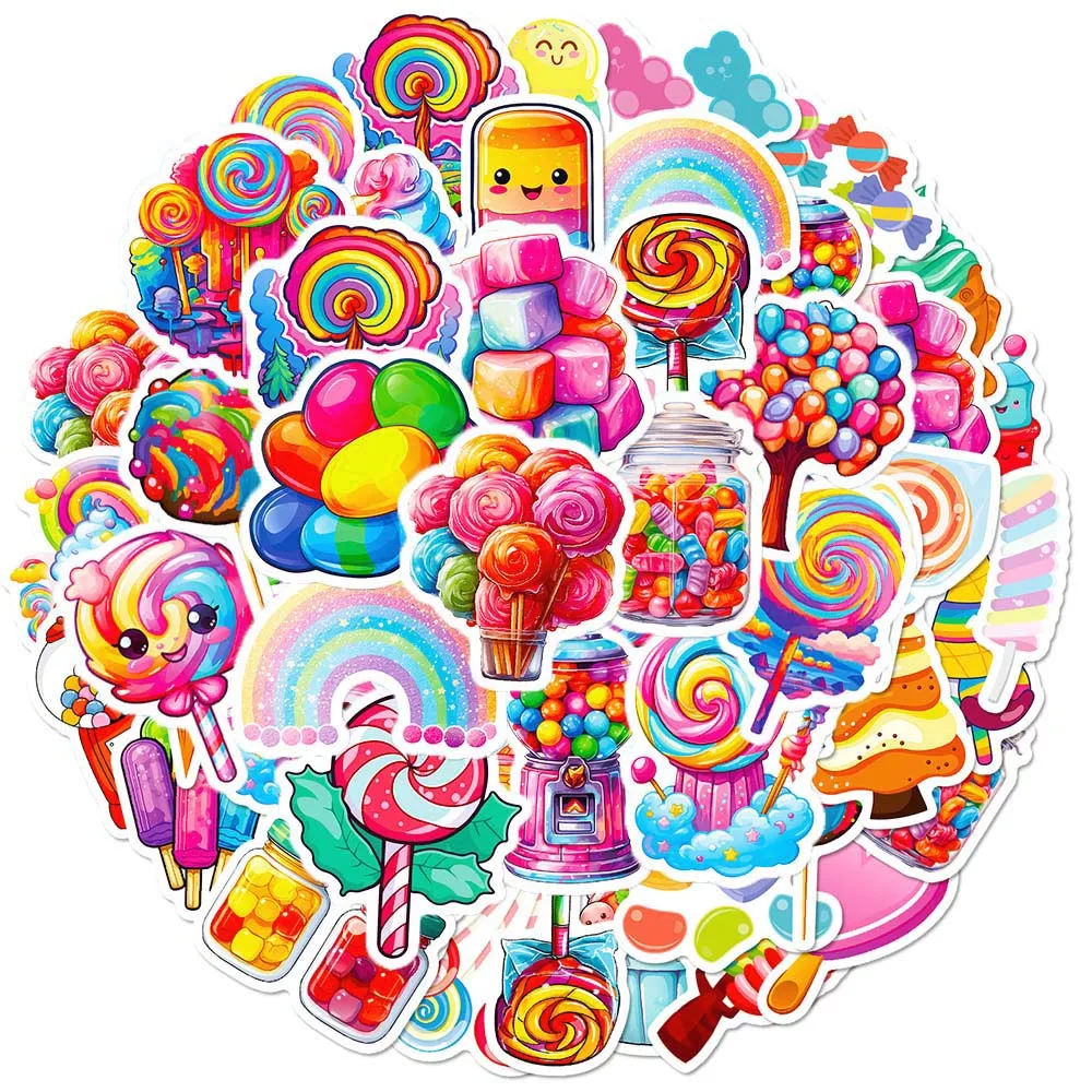 10/50Pcs Colorful Candy Cartoon Cute Aesthetic Varied Stickers Pack for Kid Graffiti Decals Laptop Car Travel Luggage Decoration
10/50Pcs Colorful Candy Cartoon Cute Aesthetic Varied Stickers Pack for Kid Graffiti Decals Laptop Car Travel Luggage Decoration