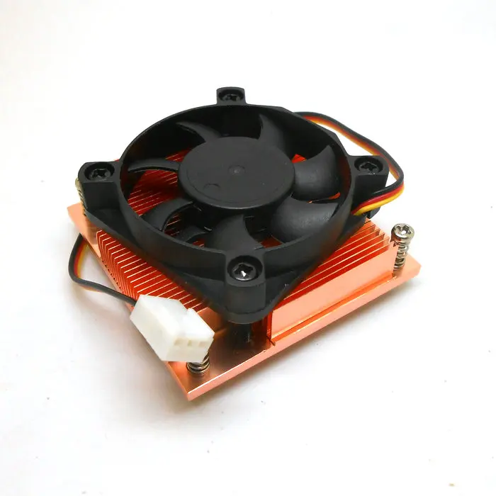1U ultra-thin all copper PGA946/947/988/989 mobile i3 i5 CPU heat sink with a thickness of 23mm
1U ultra-thin all copper PGA946/947/988/989 mobile i3 i5 CPU heat sink with a thickness of 23mm