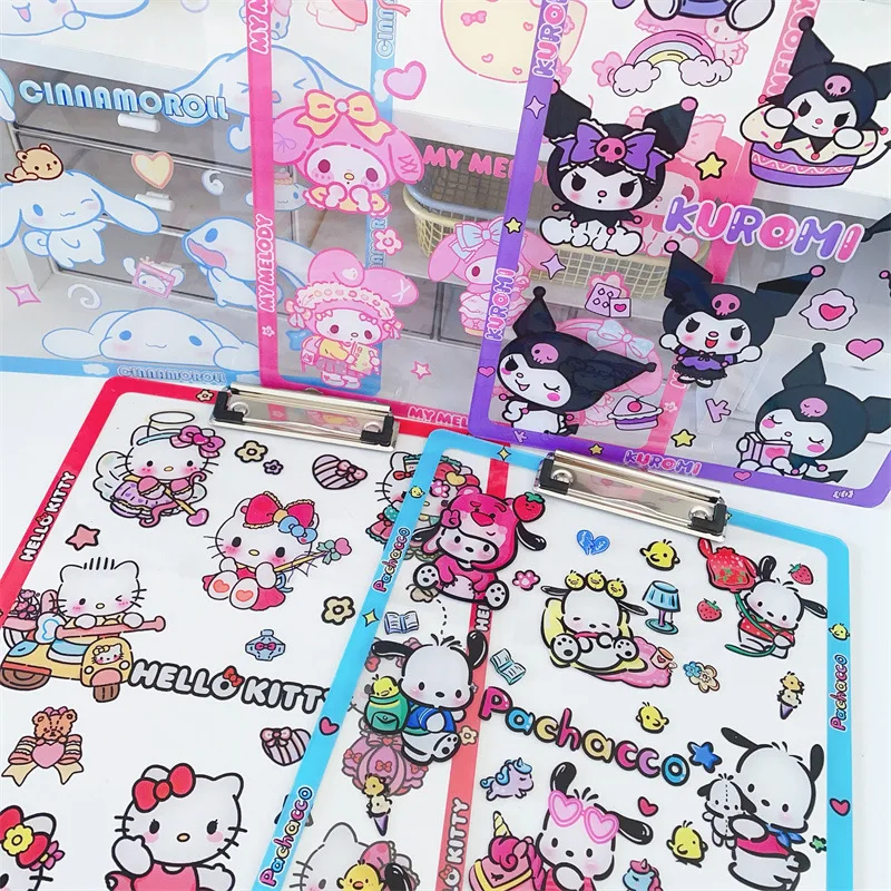 Sanrio, Hello Kitty Cinnamoroll A4 доска для канцелярских принадлежностей, доска для домашнего задания, симпатичная мультяшная аниме папка, доска для письма
Sanrio, Hello Kitty Cinnamoroll A4 доска для канцелярских принадлежностей, доска для домашнего задания, симпатичная мультяшная аниме папка, доска для письма