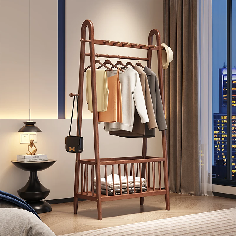 Full solid wood clothes rack, floor to ceiling, bedroom room storage, clothes rack, household bedside simple clothes rack, stora
Full solid wood clothes rack, floor to ceiling, bedroom room storage, clothes rack, household bedside simple clothes rack, stora