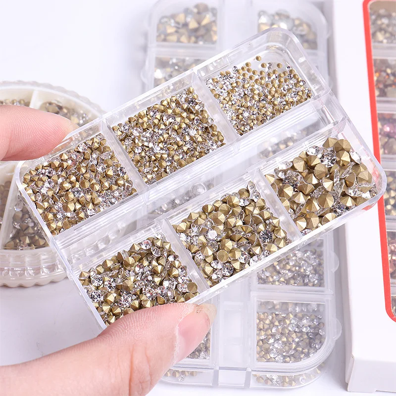 1/2/5Box Diamond 800pcs Nail Round Diamond Crystal Glass Nail Diamond Green Pink Diamond Mixed Size SS6 SS8 SS10 SS12 SS16 SS20
1/2/5Box Diamond 800pcs Nail Round Diamond Crystal Glass Nail Diamond Green Pink Diamond Mixed Size SS6 SS8 SS10 SS12 SS16 SS20