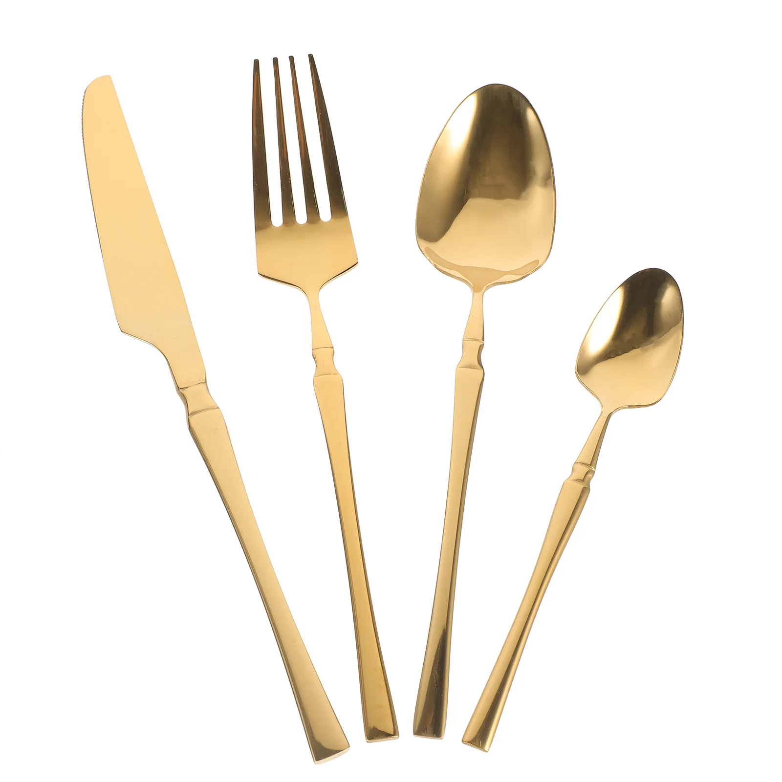 1 Set of Flatware Food Utensils Steak Cutlery Dessert Fork Spoon Reusable Stainless Steel Western Flatware
1 Set of Flatware Food Utensils Steak Cutlery Dessert Fork Spoon Reusable Stainless Steel Western Flatware