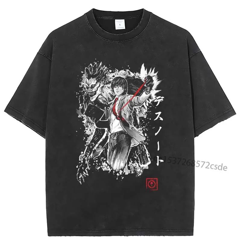 DEATH NOTE Yagami Light Ryuuku Men's Clothes Japan Anime Manga Men's T Shirt Cotton T-Shirt Men Tees Graphic T Shirts
DEATH NOTE Yagami Light Ryuuku Men's Clothes Japan Anime Manga Men's T Shirt Cotton T-Shirt Men Tees Graphic T Shirts