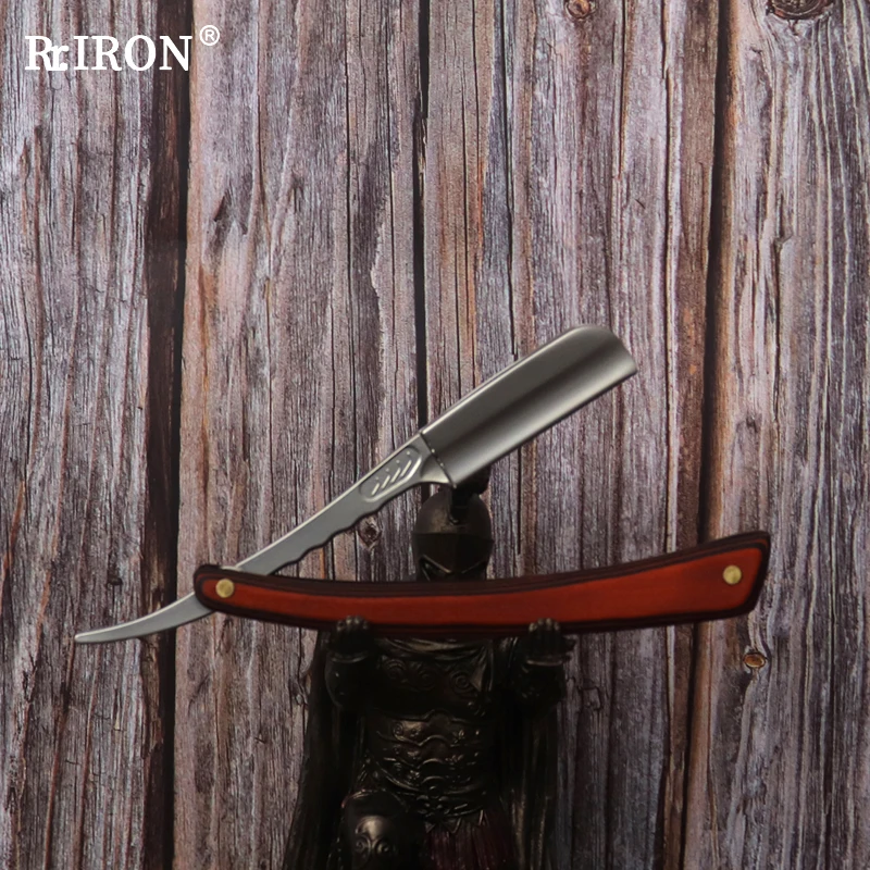 RIRON Professional Barber Folding Razor For Men Manual Beard Cut Throat Razors With Color Wood Handle
RIRON Professional Barber Folding Razor For Men Manual Beard Cut Throat Razors With Color Wood Handle