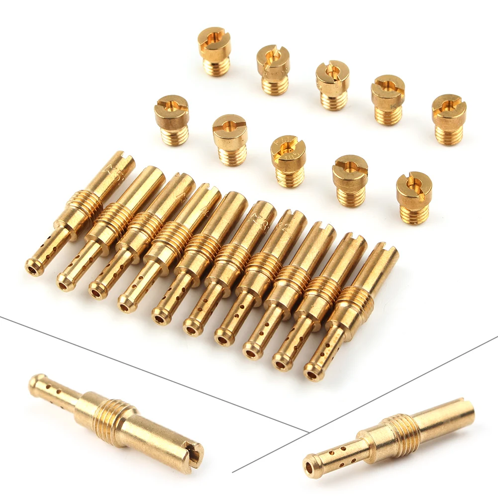 20pcs Carburetor Main Jet & Slow / Pilot Jet Kit Set 100/ 105/108/110/115/120/125/130/135/140 for PWK Keihin OKO CVK
20pcs Carburetor Main Jet & Slow / Pilot Jet Kit Set 100/ 105/108/110/115/120/125/130/135/140 for PWK Keihin OKO CVK
