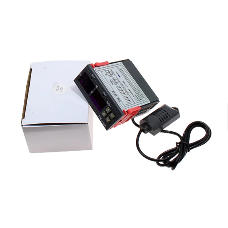 Temperature Controller Meter STC-3028 110-220V Hygrometer Controler Thermostat Dual LED Display Humidity Control Thermoregulator
Temperature Controller Meter STC-3028 110-220V Hygrometer Controler Thermostat Dual LED Display Humidity Control Thermoregulator