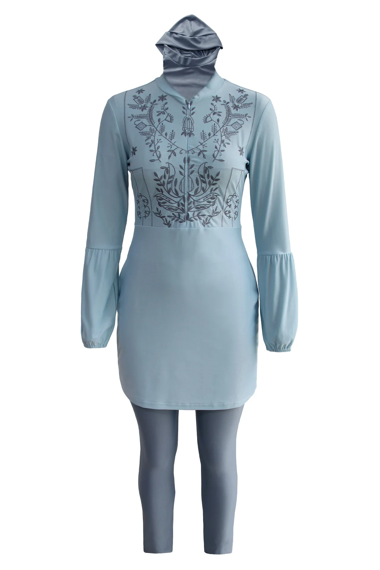 Muslim Swimwear Women Swimsuit Burkini Hijab Three Piece Suit Patchwork Embroider Long Sleeve Sports Islamic Bikini Bathing
Muslim Swimwear Women Swimsuit Burkini Hijab Three Piece Suit Patchwork Embroider Long Sleeve Sports Islamic Bikini Bathing