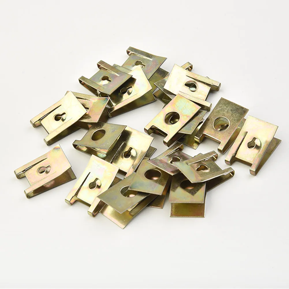 20 Pcs Car Screw Base U-Type Mount Fastener Clips Motor Fender Bumper Protection High Quality Metal Materials Accessories
20 Pcs Car Screw Base U-Type Mount Fastener Clips Motor Fender Bumper Protection High Quality Metal Materials Accessories