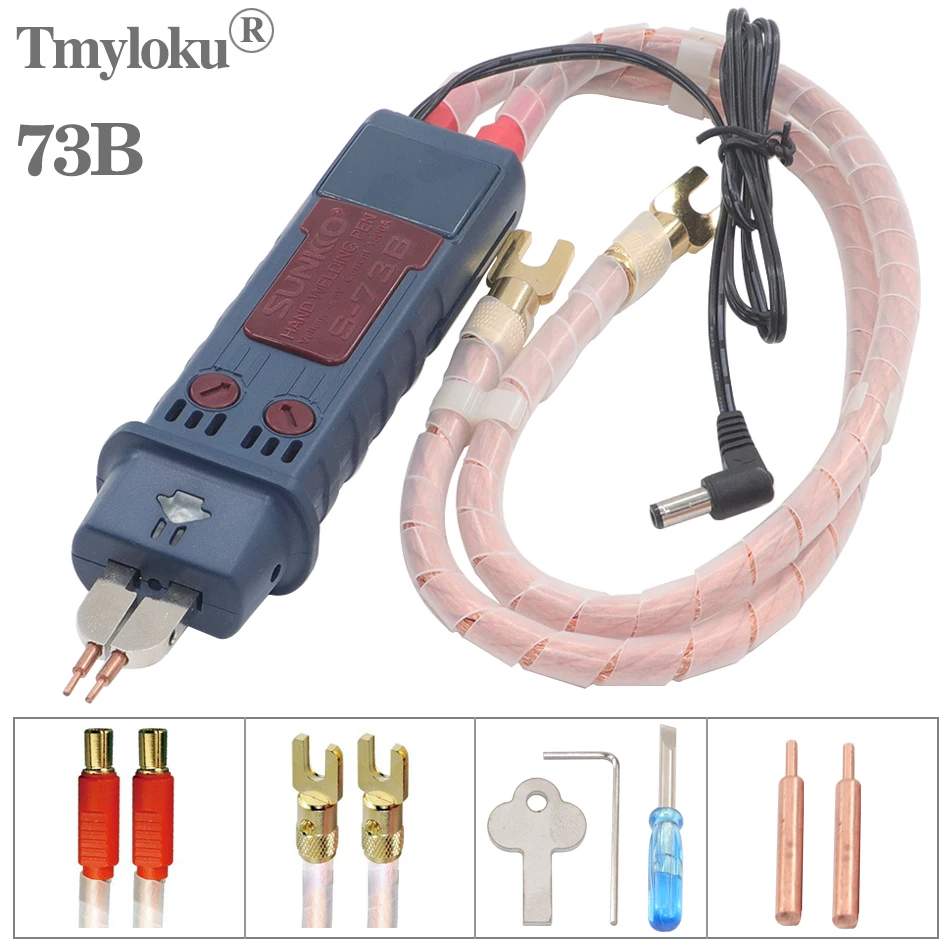 

SUNKKO 73B Integrated Spot Welding Pen Automatic Trigger Switch DIY Precision Soldering Pens For 737G+ 737DH 709AD+ Spot Welding