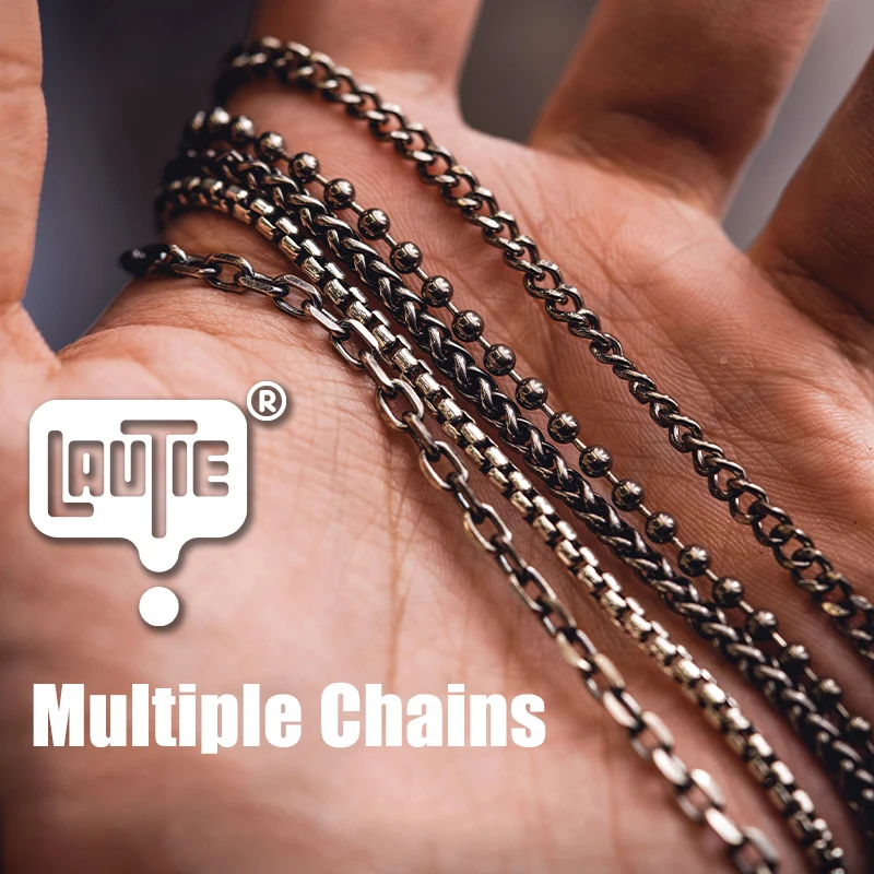Lautie Necklace Chain EDC 925 Silver Jewelry Titanium Alloy Men and Women Clavicle Daily Ornament Accessories
Lautie Necklace Chain EDC 925 Silver Jewelry Titanium Alloy Men and Women Clavicle Daily Ornament Accessories