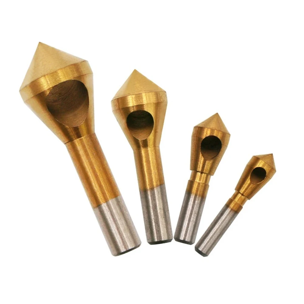 Countersink Drill Bit High Speed Steel Home Deburring Garden Parts Replacement Titanium Tools 4Pcs Accessories
Countersink Drill Bit High Speed Steel Home Deburring Garden Parts Replacement Titanium Tools 4Pcs Accessories