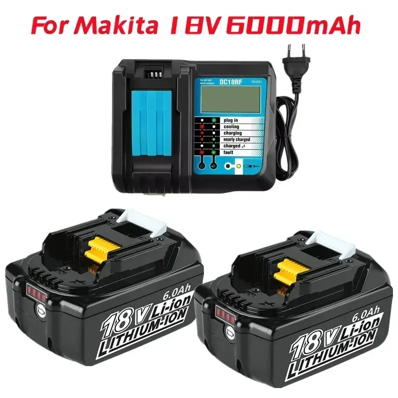 Сменный аккумулятор BL1860 на 6000 мА · ч для аккумулятора Makita 18 в, литий-ионный аккумулятор для аккумулятора Makita 18 в BL1840 Bl1830 Bl1850
Сменный аккумулятор BL1860 на 6000 мА · ч для аккумулятора Makita 18 в, литий-ионный аккумулятор для аккумулятора Makita 18 в BL1840 Bl1830 Bl1850