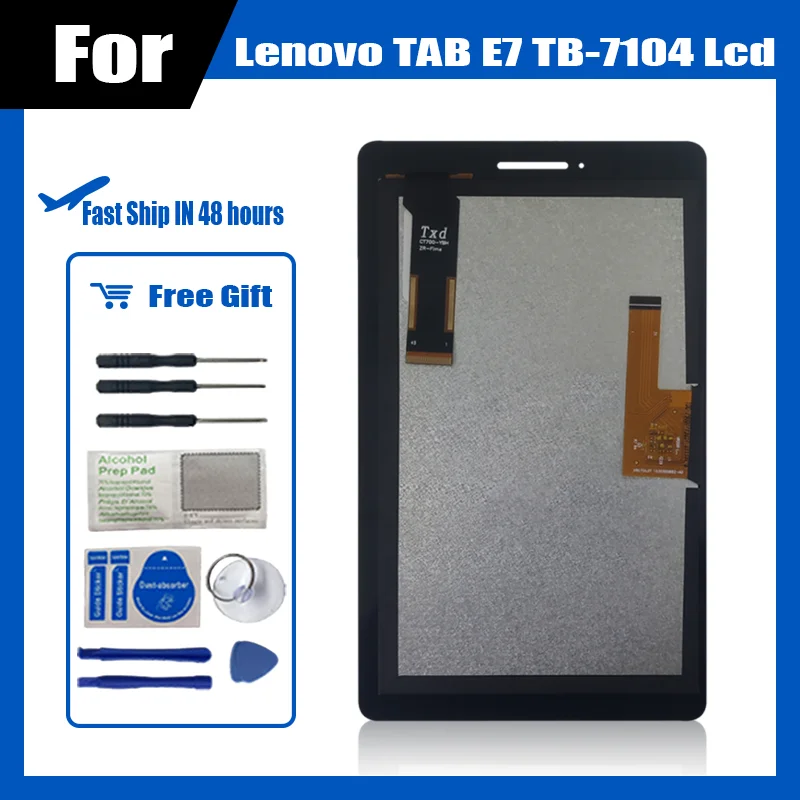 Для Lenovo TAB E7 TB-7104 TB-7104I TB-7104F 7104 ЖК-дисплей и сенсорный экран дигитайзер в сборе + Инструменты
Для Lenovo TAB E7 TB-7104 TB-7104I TB-7104F 7104 ЖК-дисплей и сенсорный экран дигитайзер в сборе + Инструменты