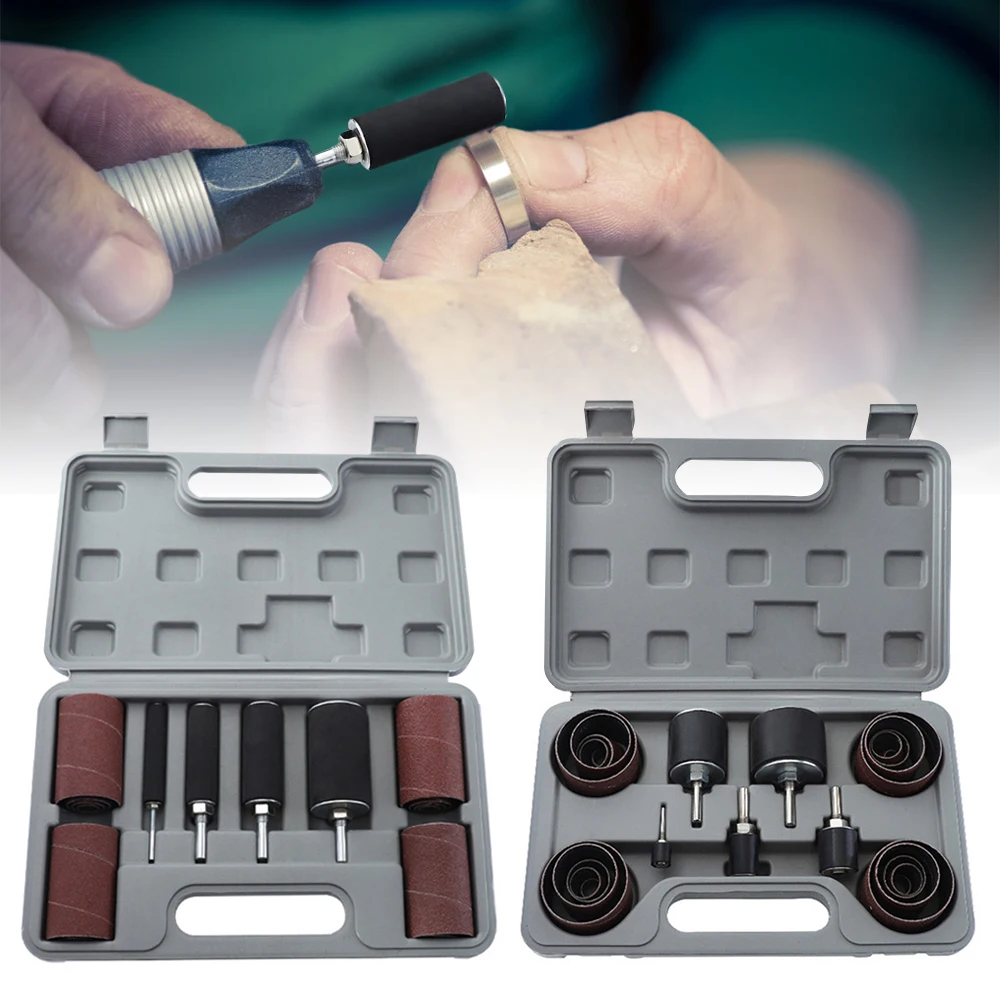 Drum Sander Kit Sanding Belt Grit 80 120 Sandpaper Long Short with Spindle Case for Drill Press Rotary Tools
Drum Sander Kit Sanding Belt Grit 80 120 Sandpaper Long Short with Spindle Case for Drill Press Rotary Tools
