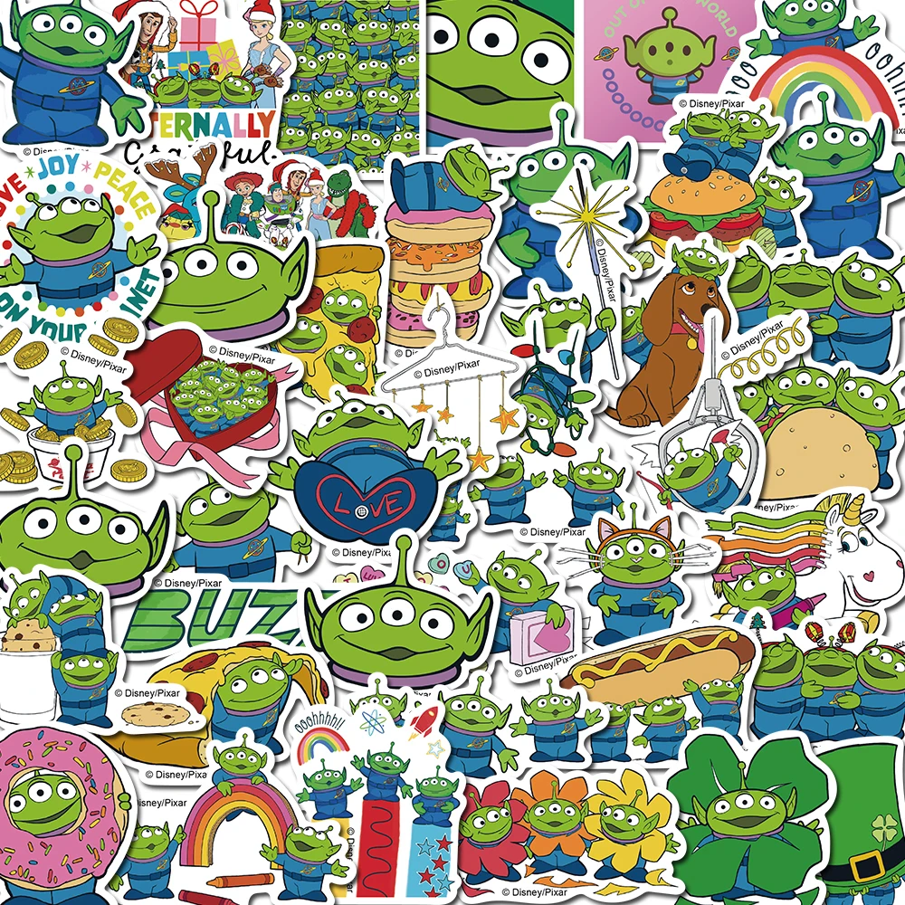 10/20/42pcs Disney Movie Toy Story Alien Stickers Kawaii Kids Cartoon Sticker Laptop Notebook Luggage Phone Bike Funny Decals
10/20/42pcs Disney Movie Toy Story Alien Stickers Kawaii Kids Cartoon Sticker Laptop Notebook Luggage Phone Bike Funny Decals