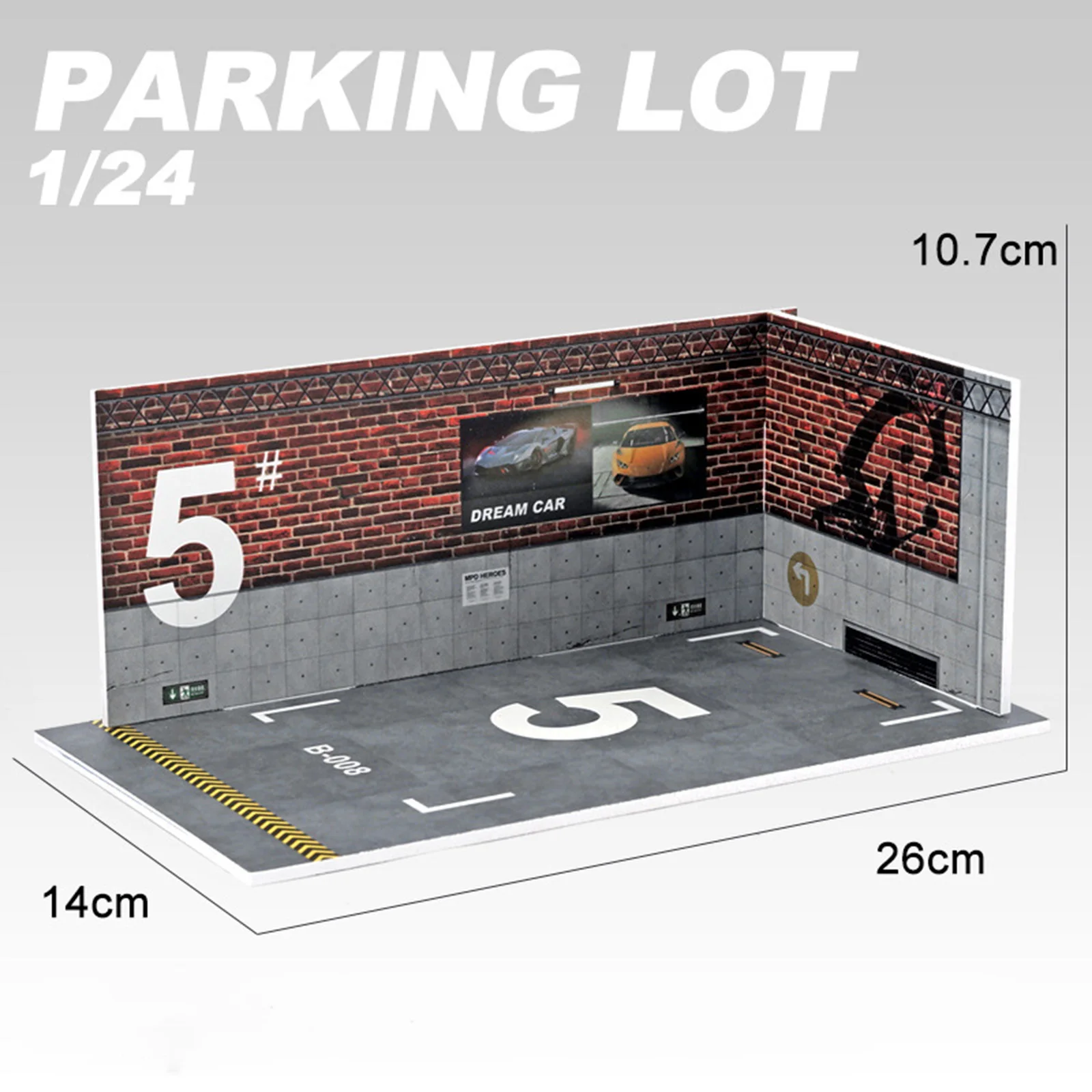 Simulation 1/24 Parking Parking Lot Scene Decoration Models Miniatures Garage for Micro Landscape Sand Table Home Diorama Gifts
Simulation 1/24 Parking Parking Lot Scene Decoration Models Miniatures Garage for Micro Landscape Sand Table Home Diorama Gifts