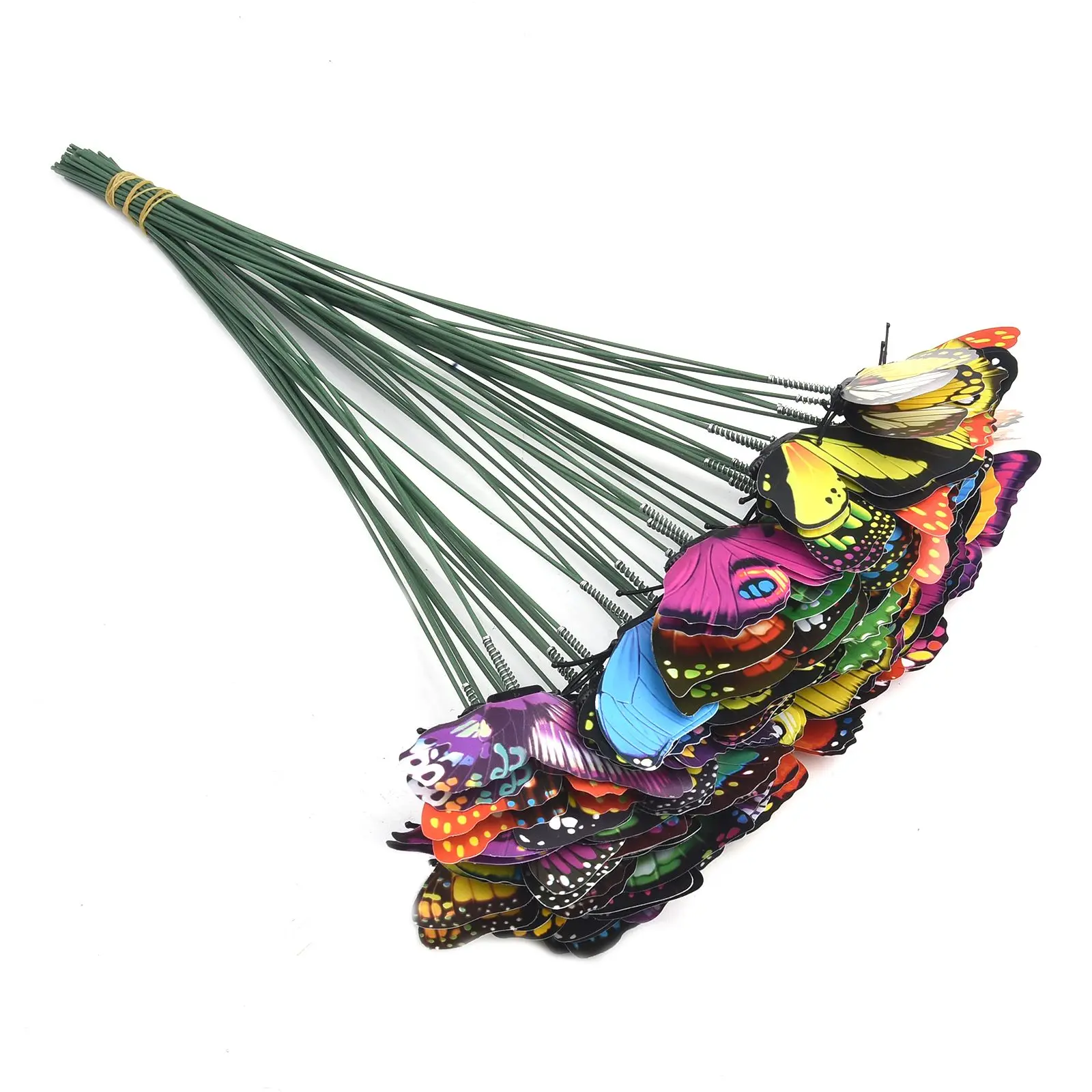 50PCS Simulation Single-layer Plunger Butterfly Gardening Ornaments Garden Flower Arrangement Decoration For Flower Beds Lawn
50PCS Simulation Single-layer Plunger Butterfly Gardening Ornaments Garden Flower Arrangement Decoration For Flower Beds Lawn