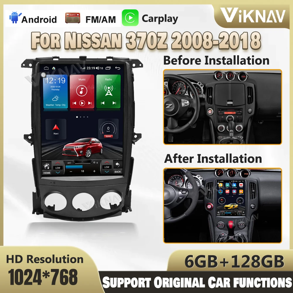 Android 10 128G Car Radio For Nissan 370Z 2008-2018 GPS Navigation Multimedia Player Stereo LCD Touch Screen Wireless Carplay
Android 10 128G Car Radio For Nissan 370Z 2008-2018 GPS Navigation Multimedia Player Stereo LCD Touch Screen Wireless Carplay