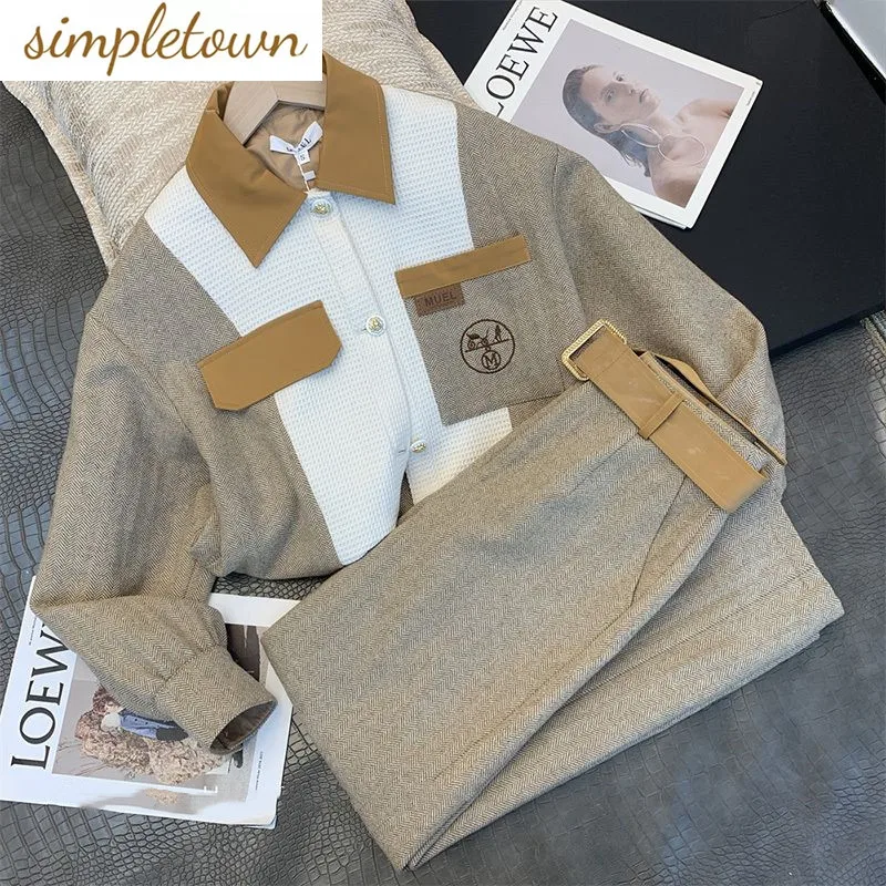 Leisure Set Women's 2023 Spring and Autumn New Korean Edition Fashion Age Reducing Small Fragrance Style Two Piece Set
Leisure Set Women's 2023 Spring and Autumn New Korean Edition Fashion Age Reducing Small Fragrance Style Two Piece Set