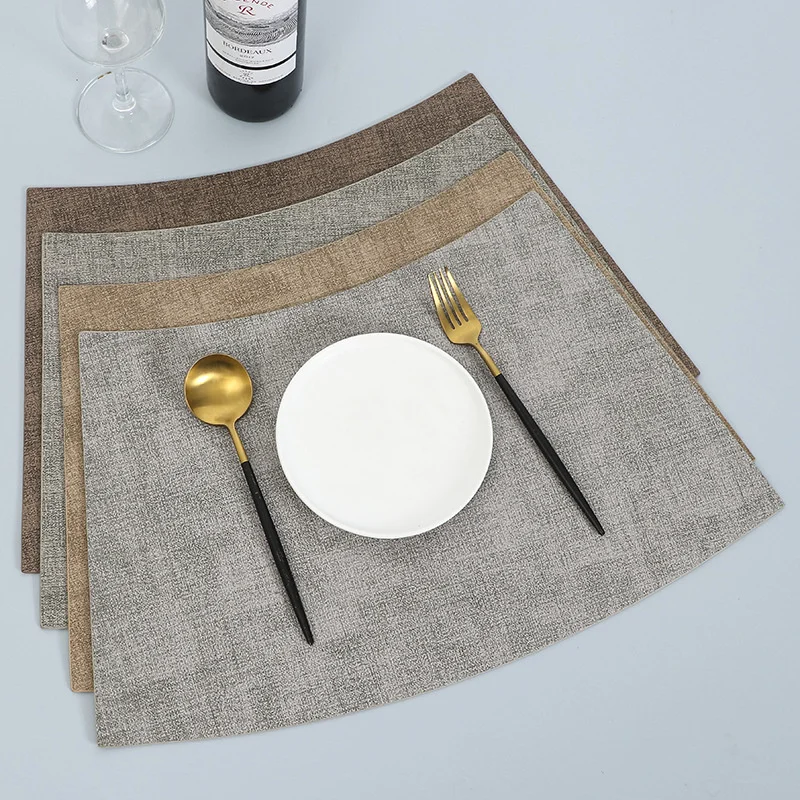New Chinese Style Fan-Shaped Cloth Pattern Leather Meal Mats Double Sided Oil Proof, Waterproof Heat-insulating Table Mat
New Chinese Style Fan-Shaped Cloth Pattern Leather Meal Mats Double Sided Oil Proof, Waterproof Heat-insulating Table Mat